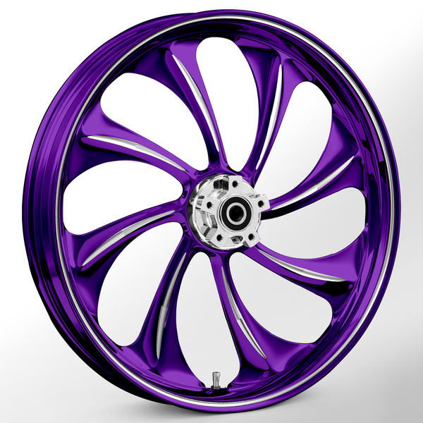 Twisted Dyeline Purple Polished 65 Tooth 1.125” Belt Pulley - WanaRyd ...
