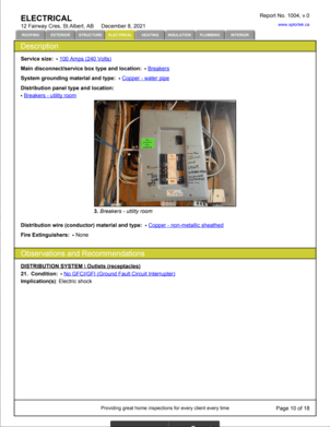 Inspecting the wiring to an electric water heater - Structure Tech Home  Inspections