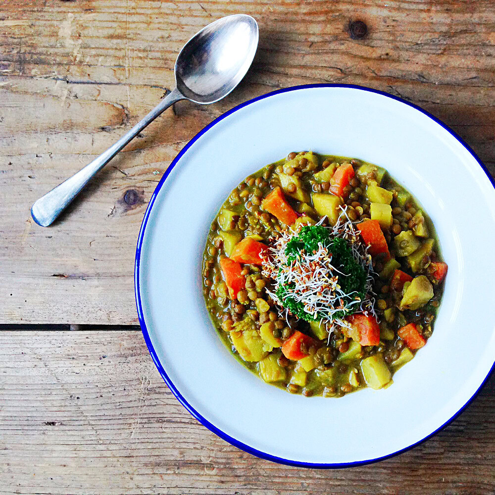 Root vegetable curry