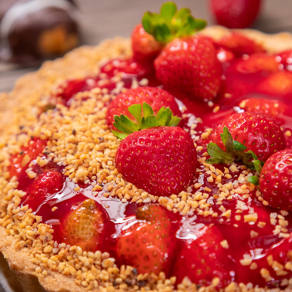 Rhubarb &amp; Strawberry Summer Crumble