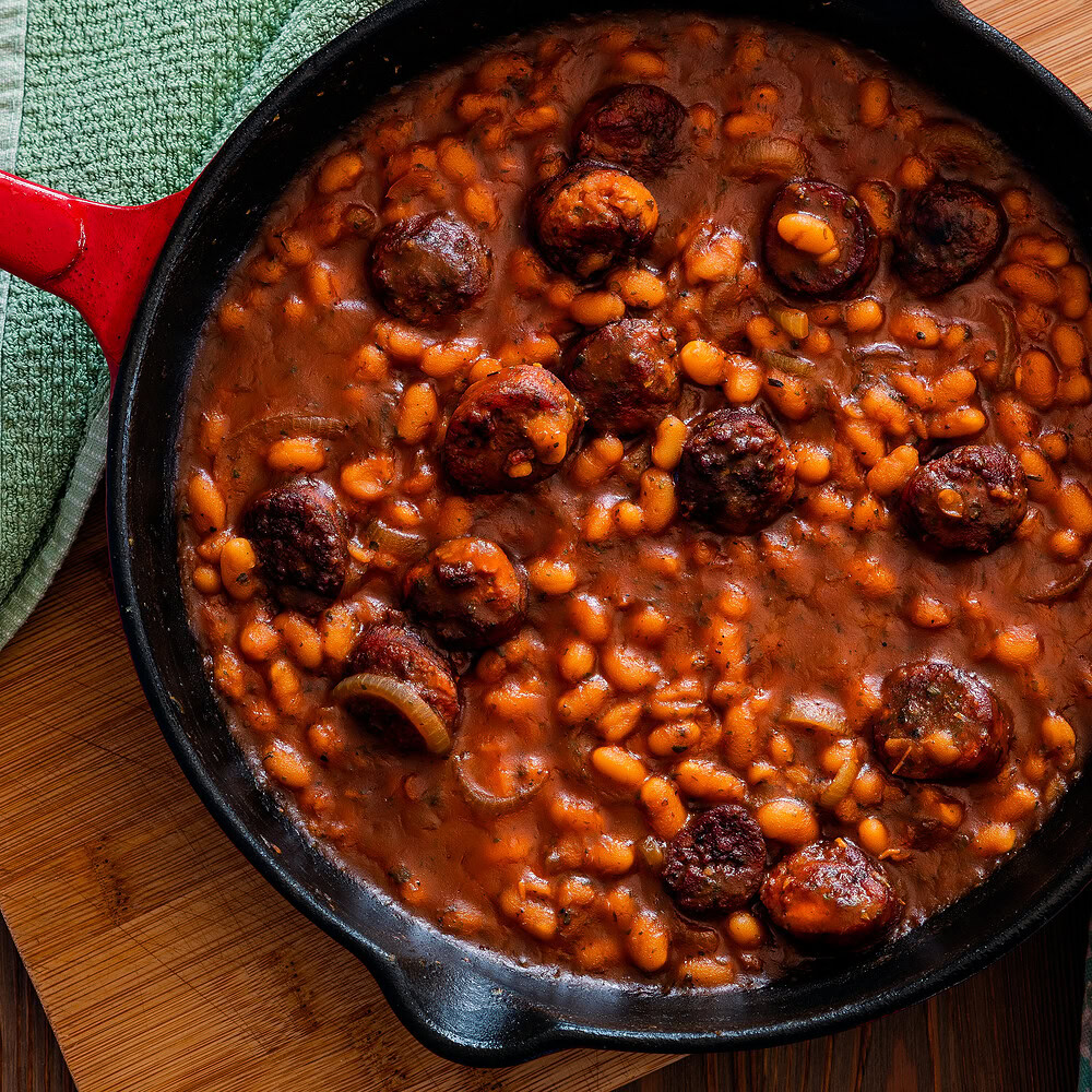 Easy sausage and bean stew