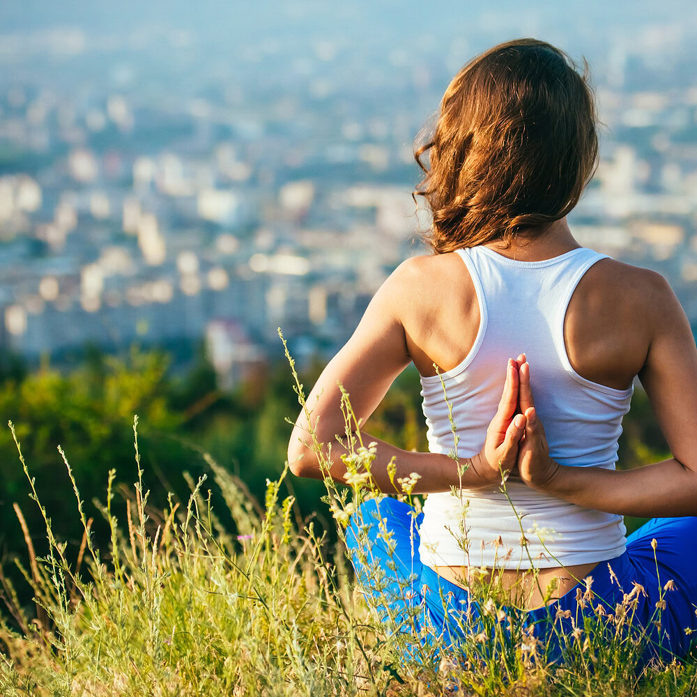Meditating on a back pain solution