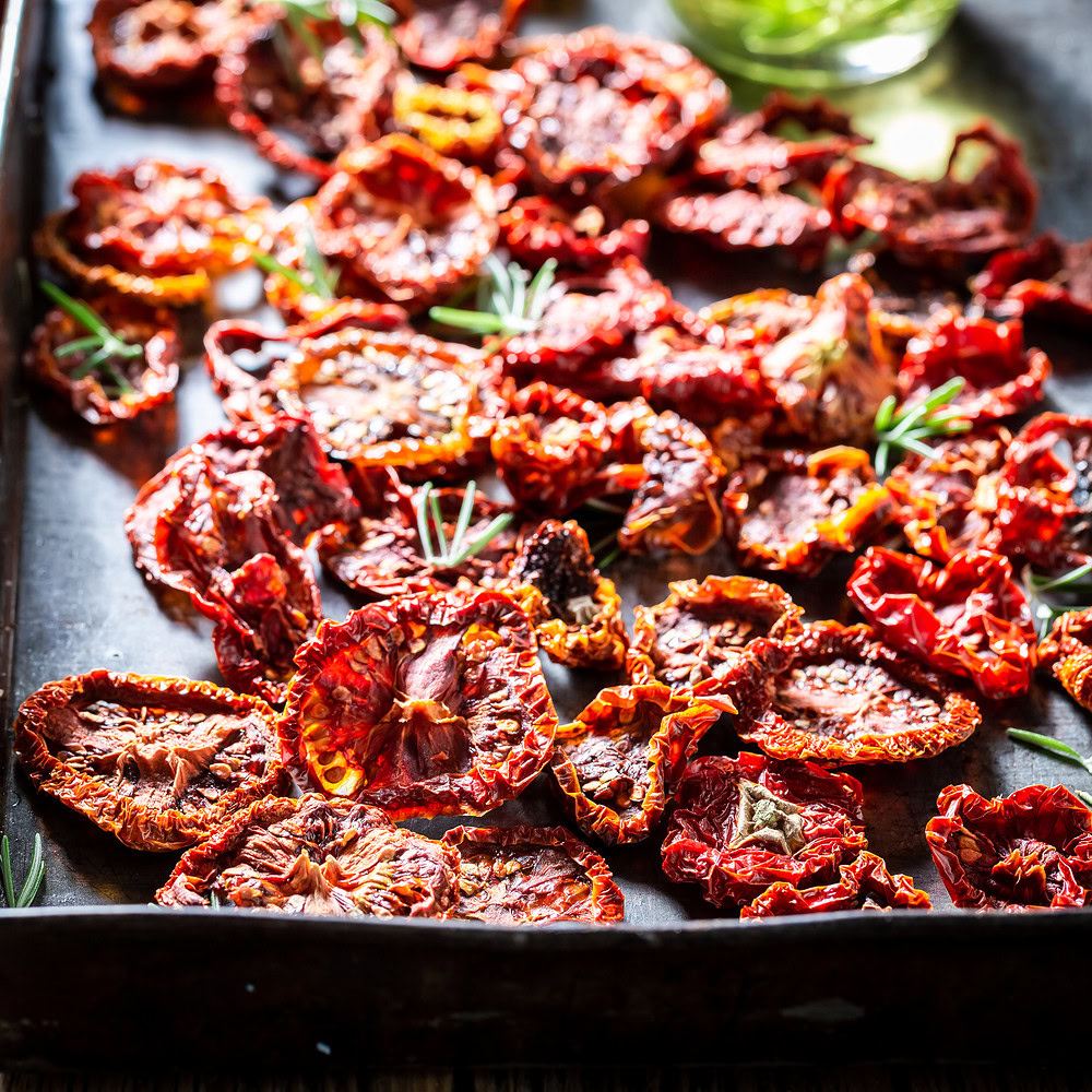 Perfecting sundried tomatoes