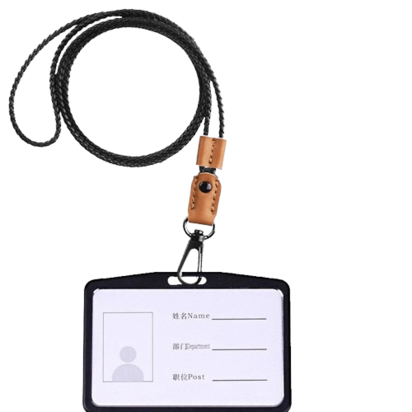 NFC Business Card Lanyard with Card Holder | QrMono