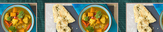 Chicken and sweet potato curry