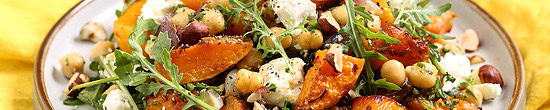 Roast Squash, Feta and Chickpea Salad
