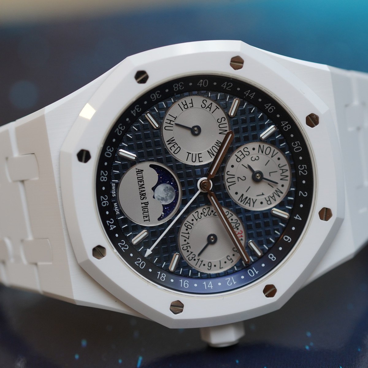 Buy Audemars Piguet Royal Oak Perpetual Calendar White Ceramic