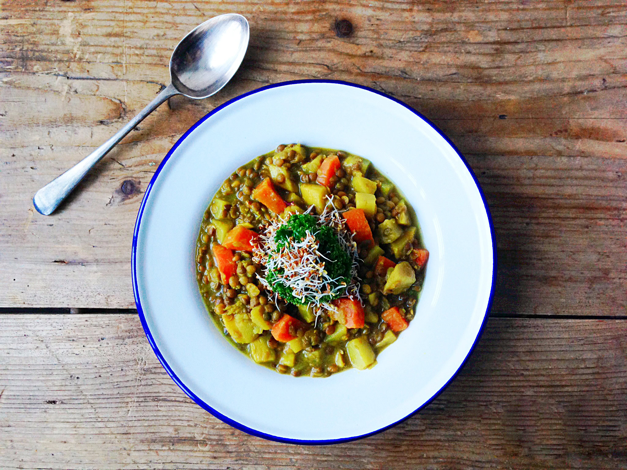 Root vegetable curry