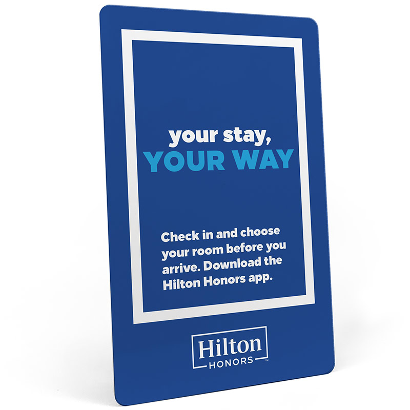 Hilton Honors Your Stay NXP MIFARE Classic 1K RFID Vingcard, for