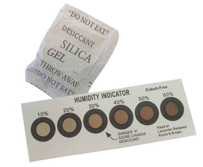 Examples of HIC and Desiccant Material