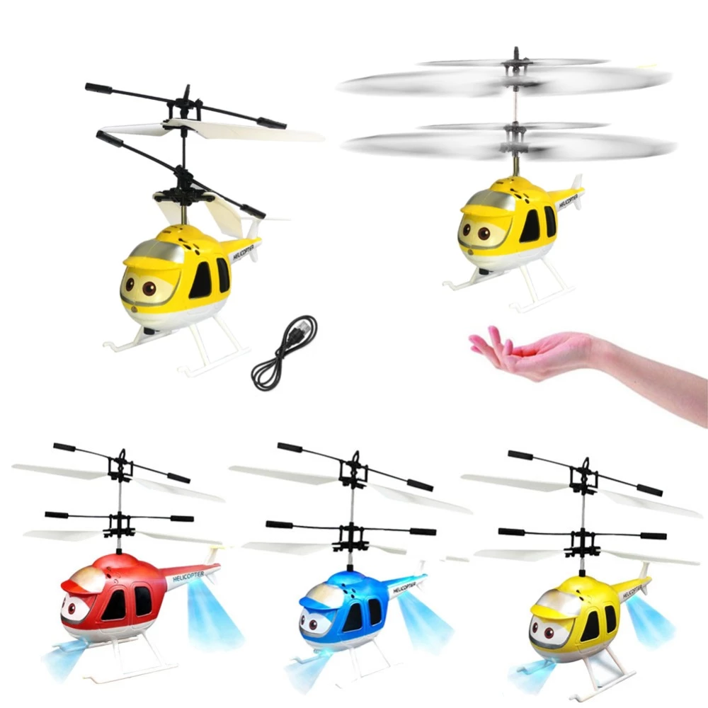 Hélicoptère à induction infrarouge modèle pour enfant