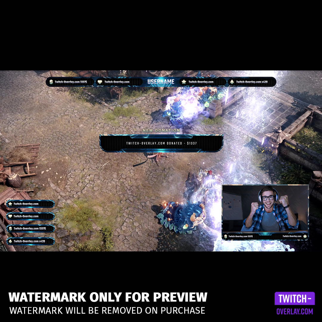 Lost Empire Stream Overlay Bundle preview of the Ingame Scene