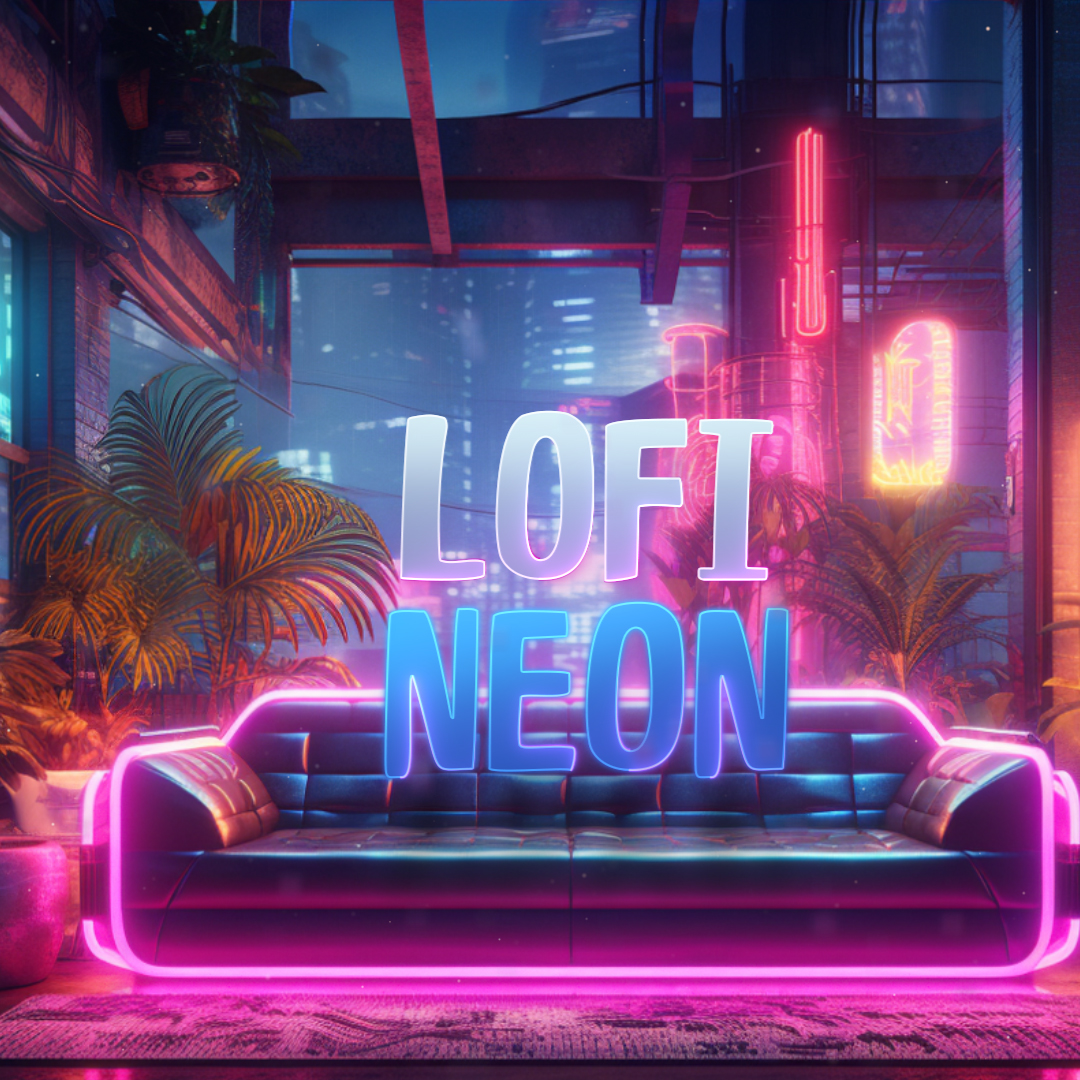 Title Picture for the Lofi Neon Stream Package