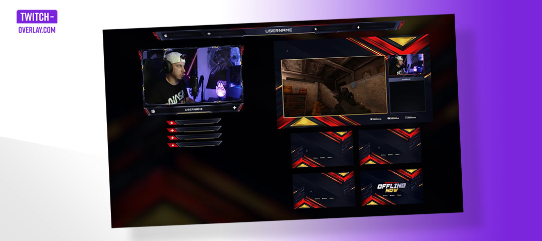 Free Twitch Overlay Commander by PremadeGFX