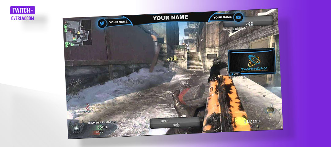 Overhang Free Stream Overlay by TwitchGFX