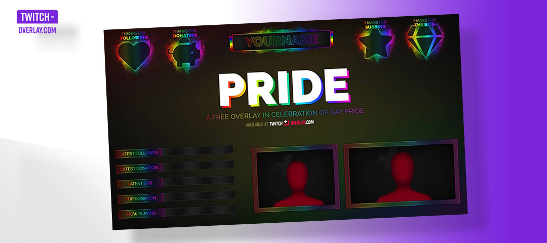 Free Package Pride by Twitchoverlay
