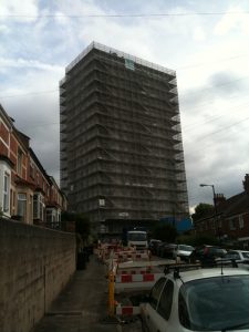 Tower block in need of extensive structural repair works