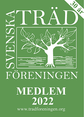 Svenska trädföreningen medlemsmärke 2022