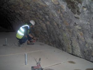 Repair of stone tunnel