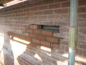 Replacing failed bricks