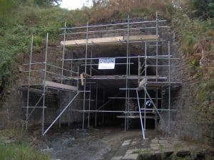 Repairs to stone tunnel