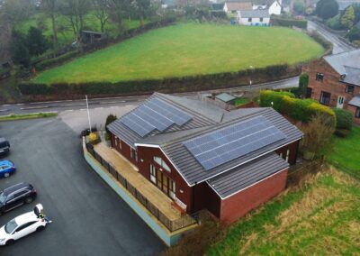 Jessie Hughes Village Hall 14.25 kWp Solar PV Installation in Tarporley