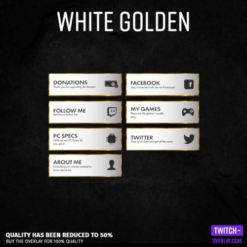 feature image for the white golden stream panels