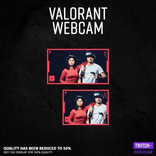 feature picture for the webcam overlay for the game valorant