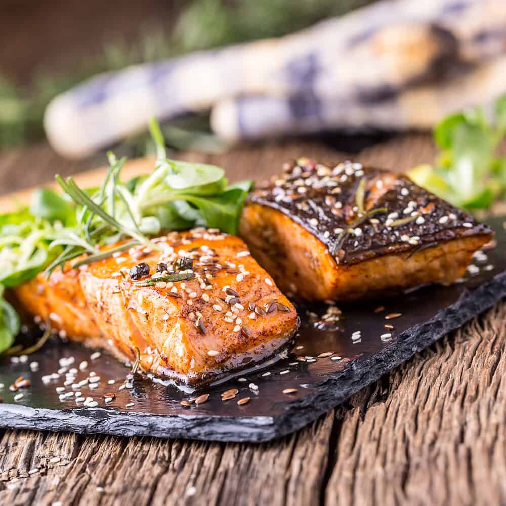 Asian Baked Sesame Salmon