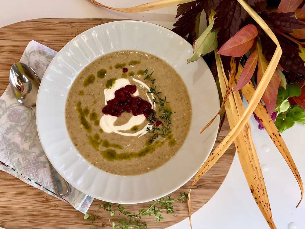 Creamy Swedish mushroom soup